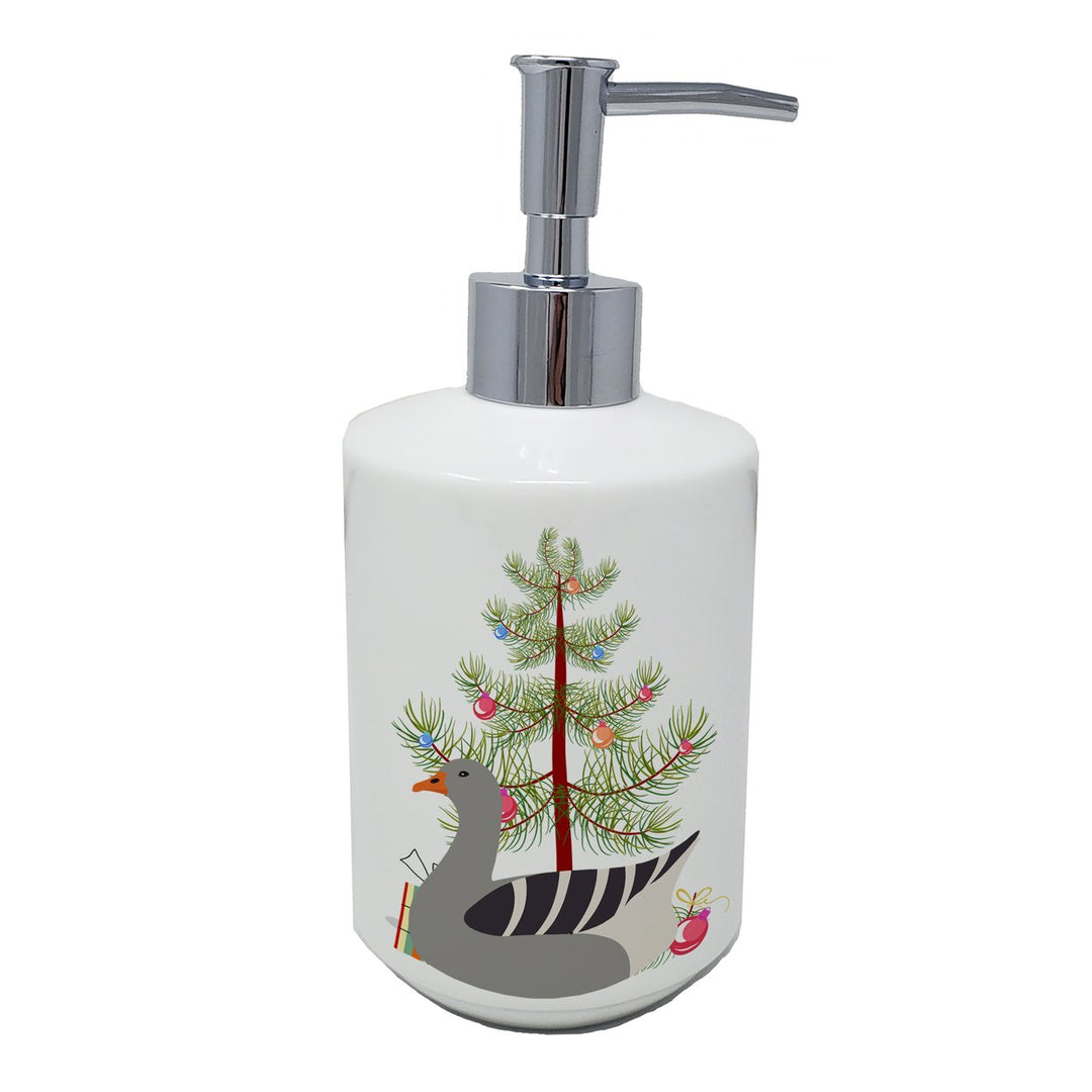 Pilgrim Goose Christmas Ceramic Soap Dispenser Image 1