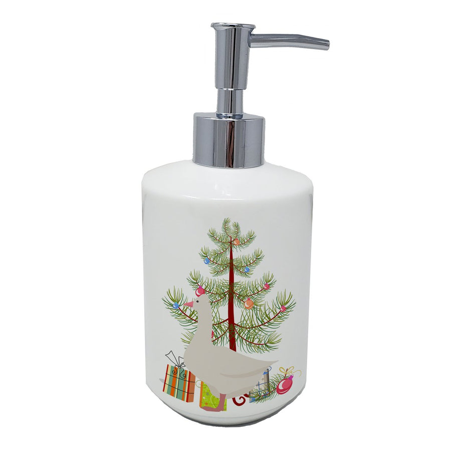 Roman Goose Christmas Ceramic Soap Dispenser Image 1