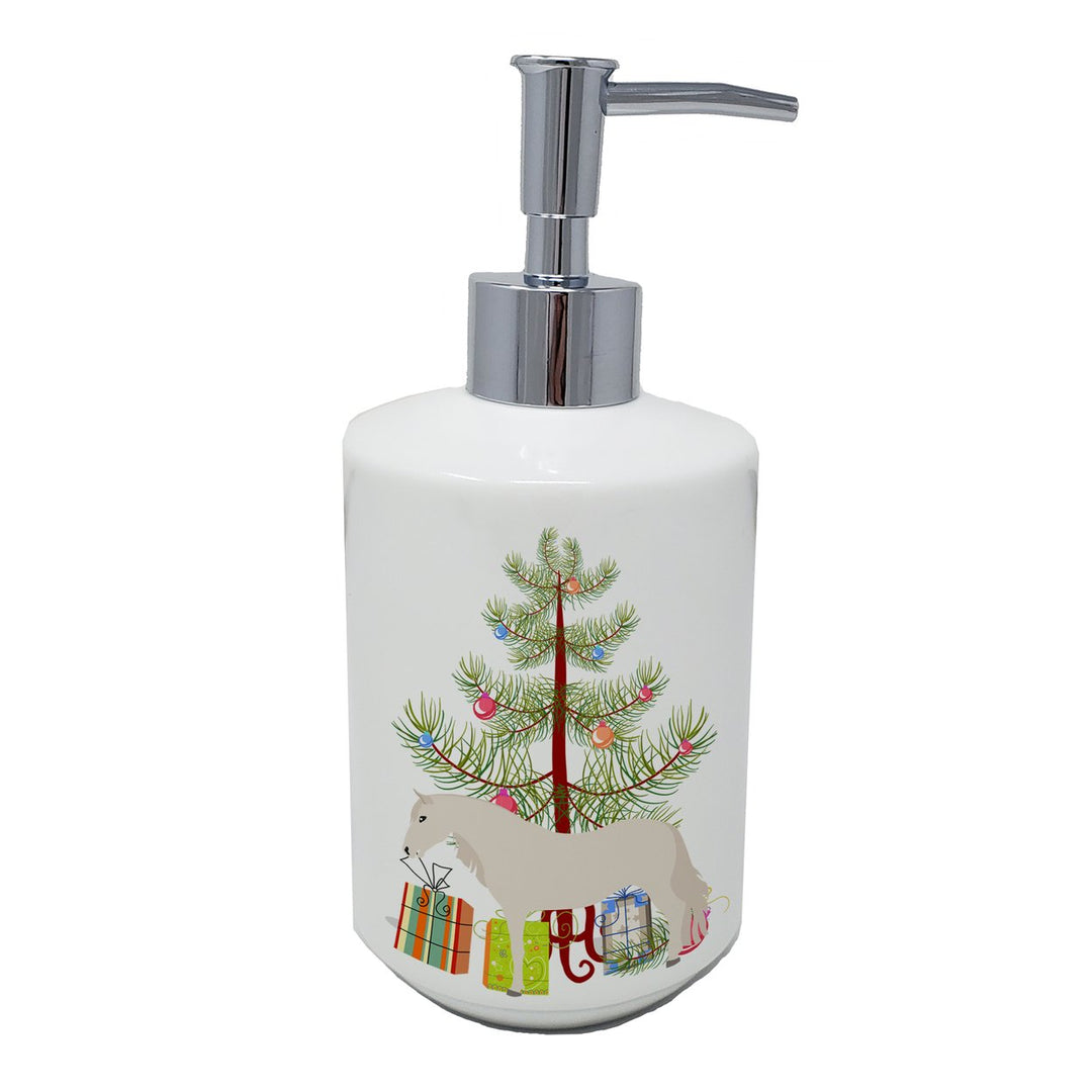 Paso Fino Horse Christmas Ceramic Soap Dispenser Image 1