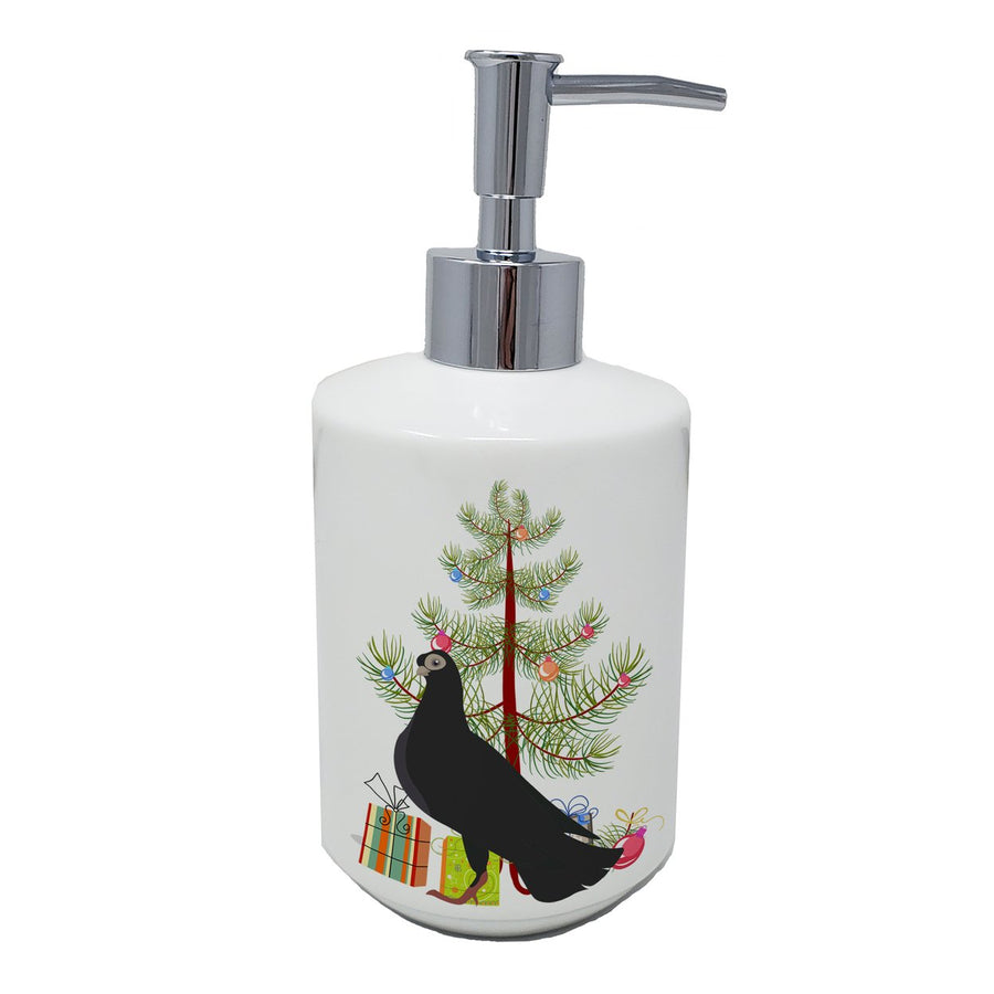 Budapest Highflyer Pigeon Christmas Ceramic Soap Dispenser Image 1