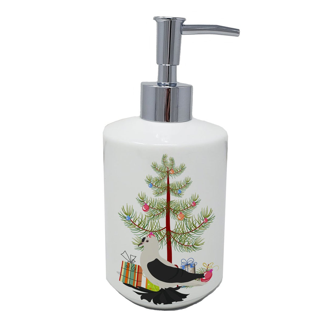 Saxon Fairy Swallow Pigeon Christmas Ceramic Soap Dispenser Image 1