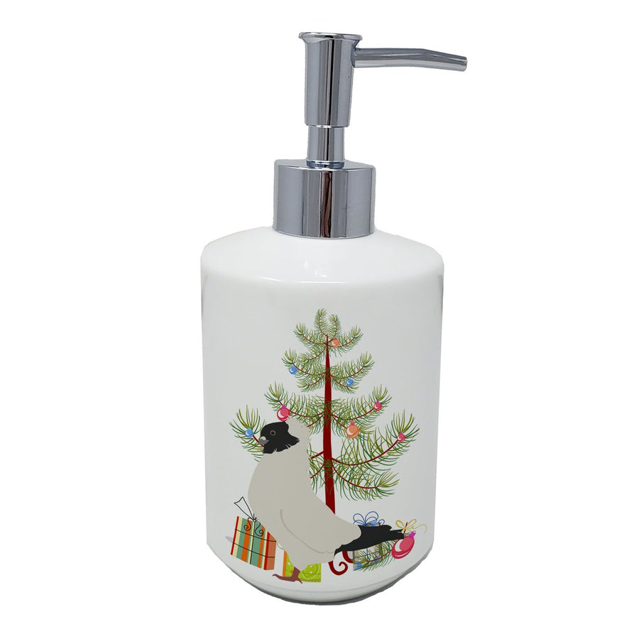 Nun Pigeon Christmas Ceramic Soap Dispenser Image 1