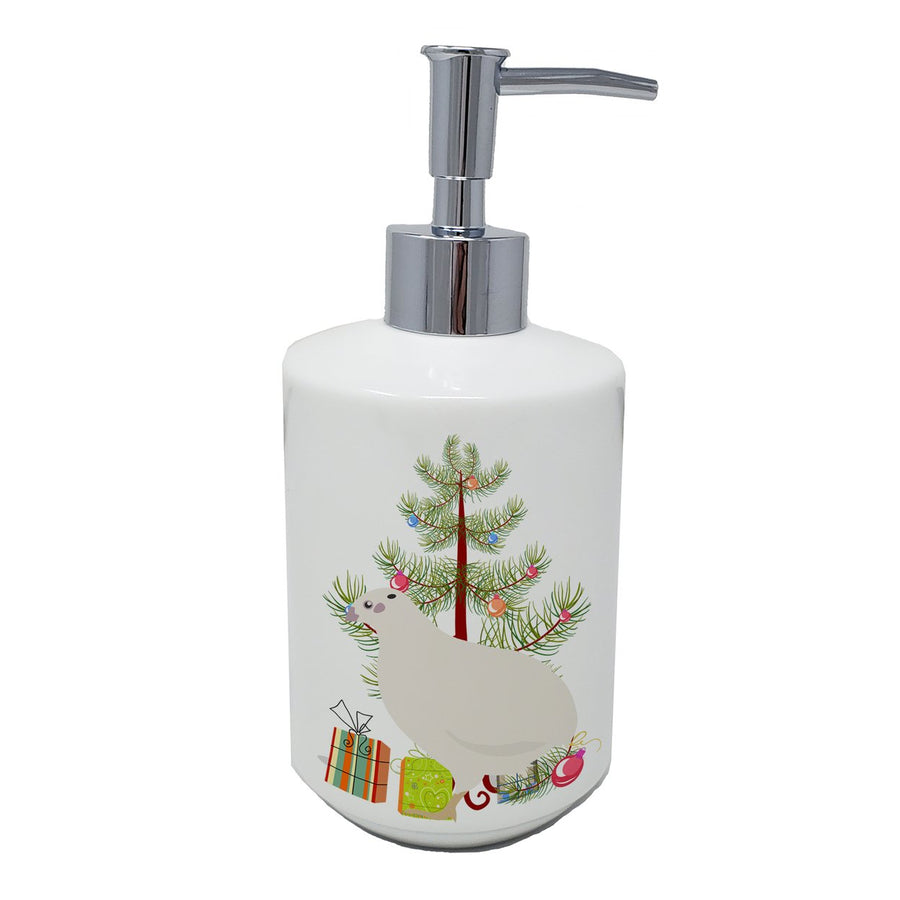 Texas Quail Christmas Ceramic Soap Dispenser Image 1