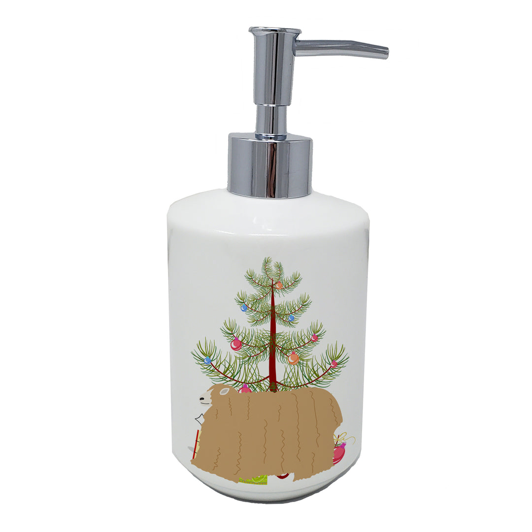 Lincoln Longwool Sheep Christmas Ceramic Soap Dispenser Image 1