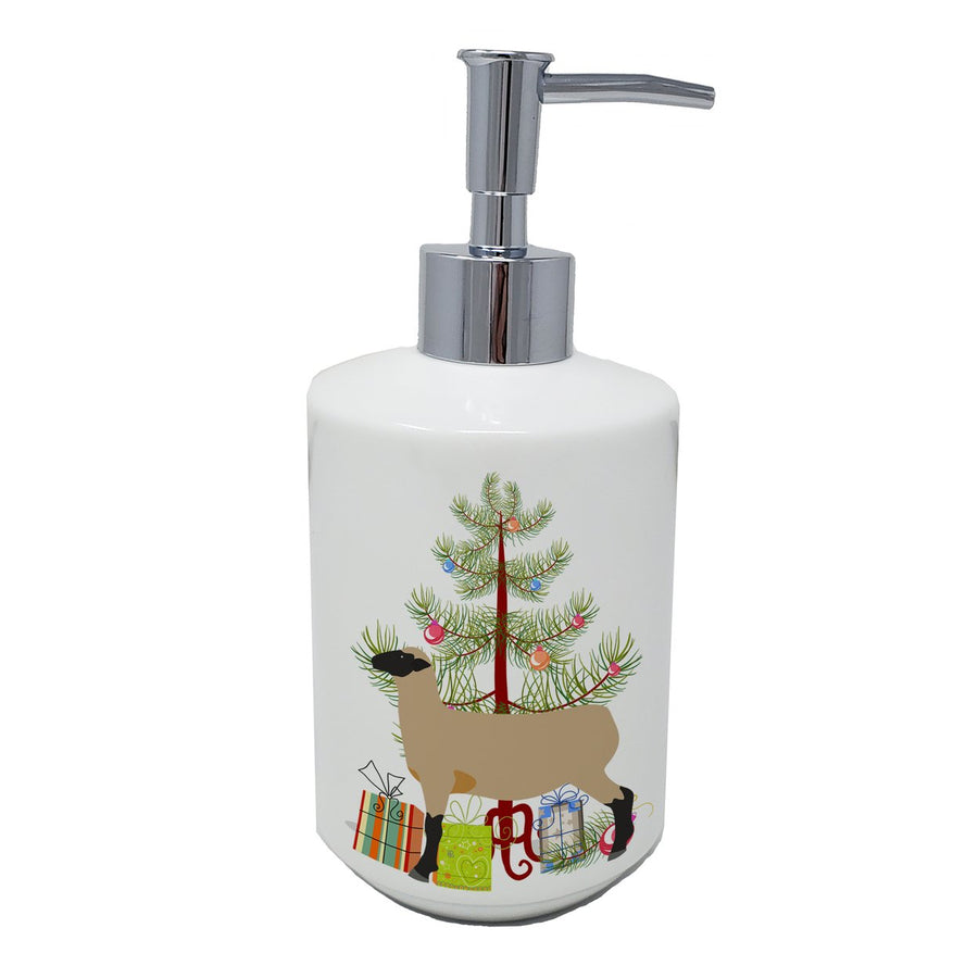 Hampshire Down Sheep Christmas Ceramic Soap Dispenser Image 1