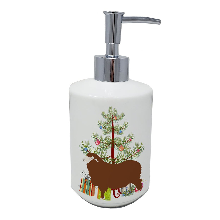 Merino Sheep Christmas Ceramic Soap Dispenser Image 1