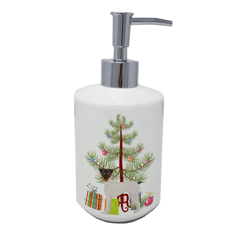 Japanese Terrier Christmas Tree Ceramic Soap Dispenser Image 1