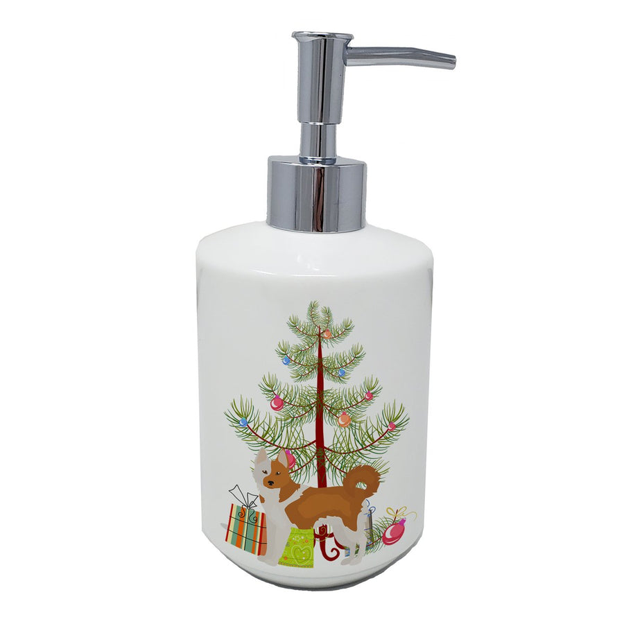 Nordic Spitz Christmas Tree Ceramic Soap Dispenser Image 1