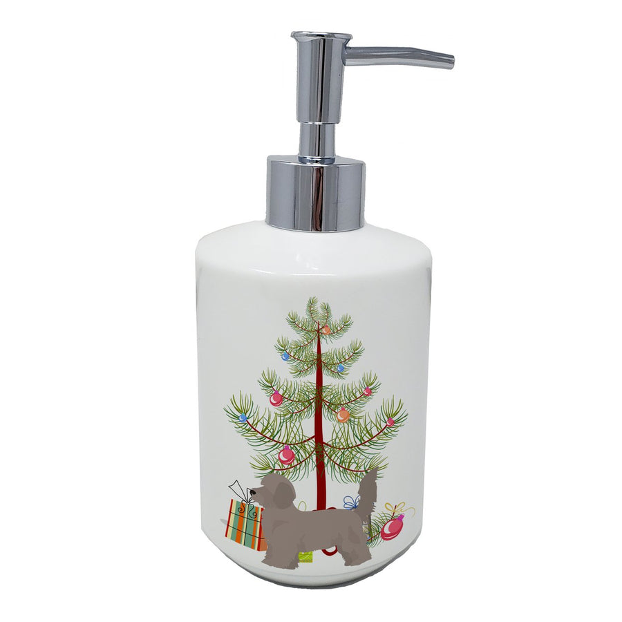 Doxiepoo Christmas Tree Ceramic Soap Dispenser Image 1