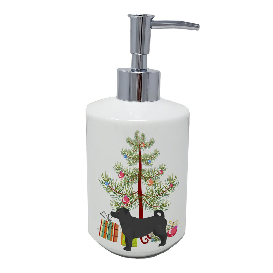 Balck Jug Christmas Tree Ceramic Soap Dispenser Image 1