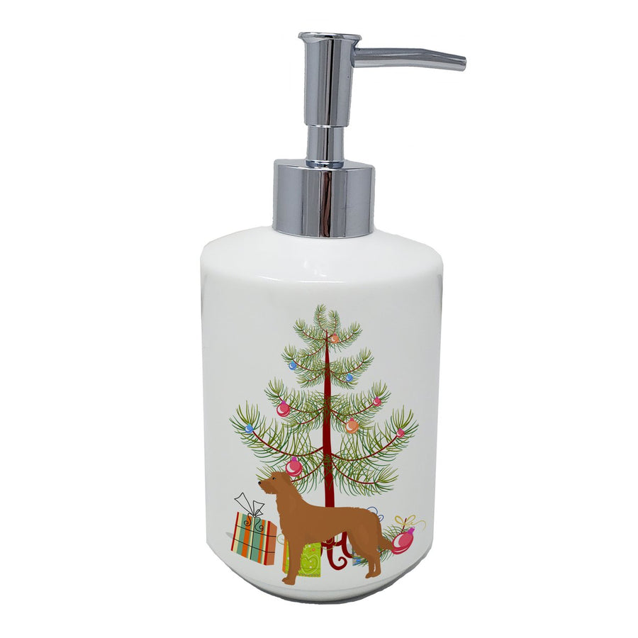 Lurcher Style 2 Christmas Tree Ceramic Soap Dispenser Image 1