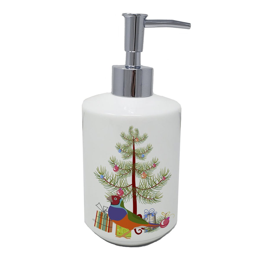 Amadina Merry Christmas Ceramic Soap Dispenser Image 1