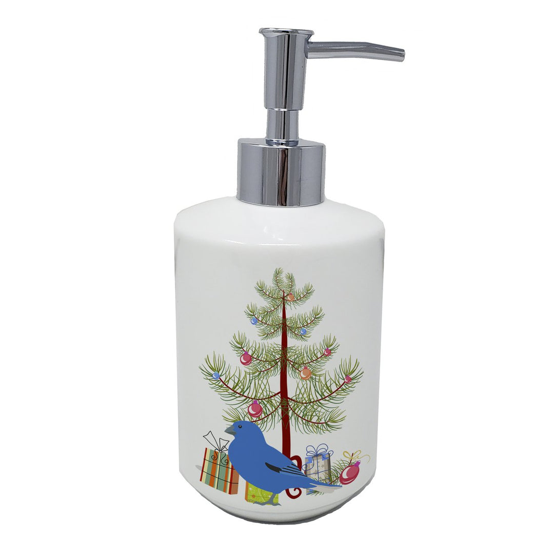 Bunting Merry Christmas Ceramic Soap Dispenser Image 1