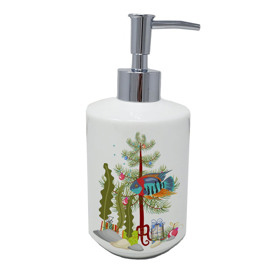 Severum Merry Christmas Ceramic Soap Dispenser Image 1