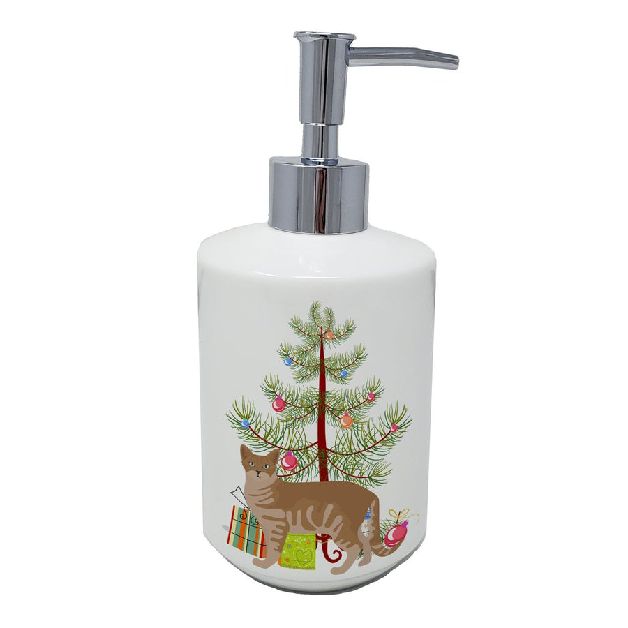 Australian Mist Style 1 Cat Merry Christmas Ceramic Soap Dispenser Image 1