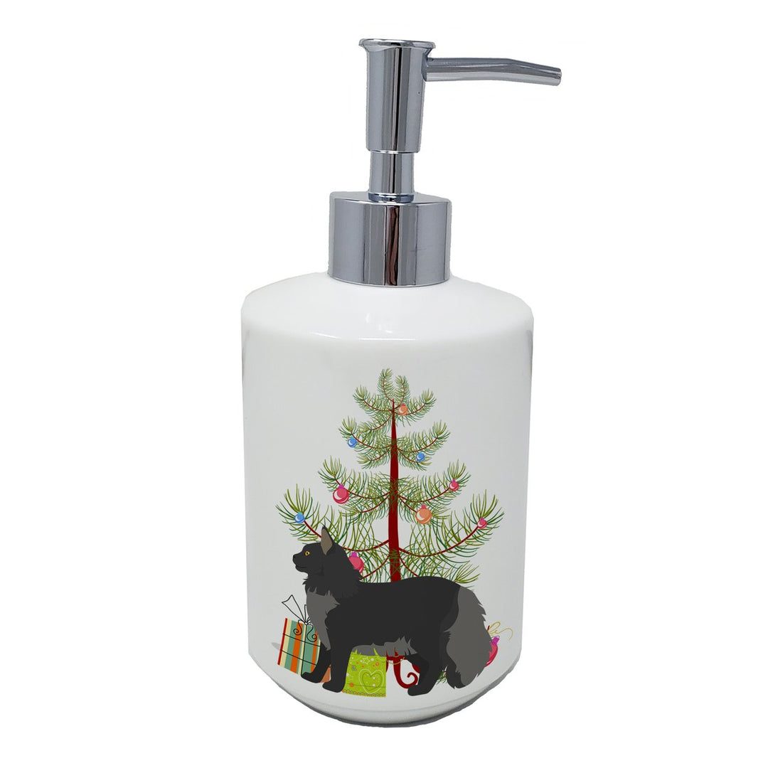 Maine Coon Style 2 Cat Merry Christmas Ceramic Soap Dispenser Image 1