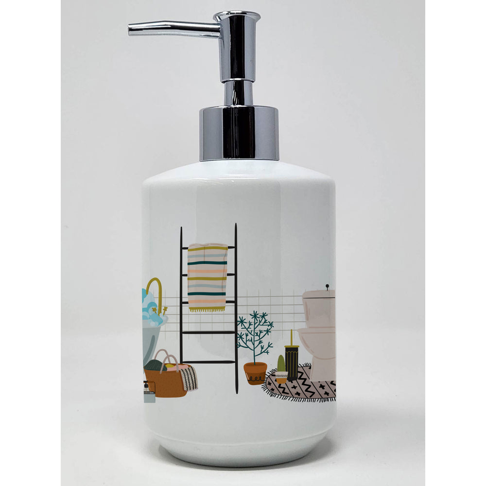 Maltese Ceramic Soap Dispenser Image 2