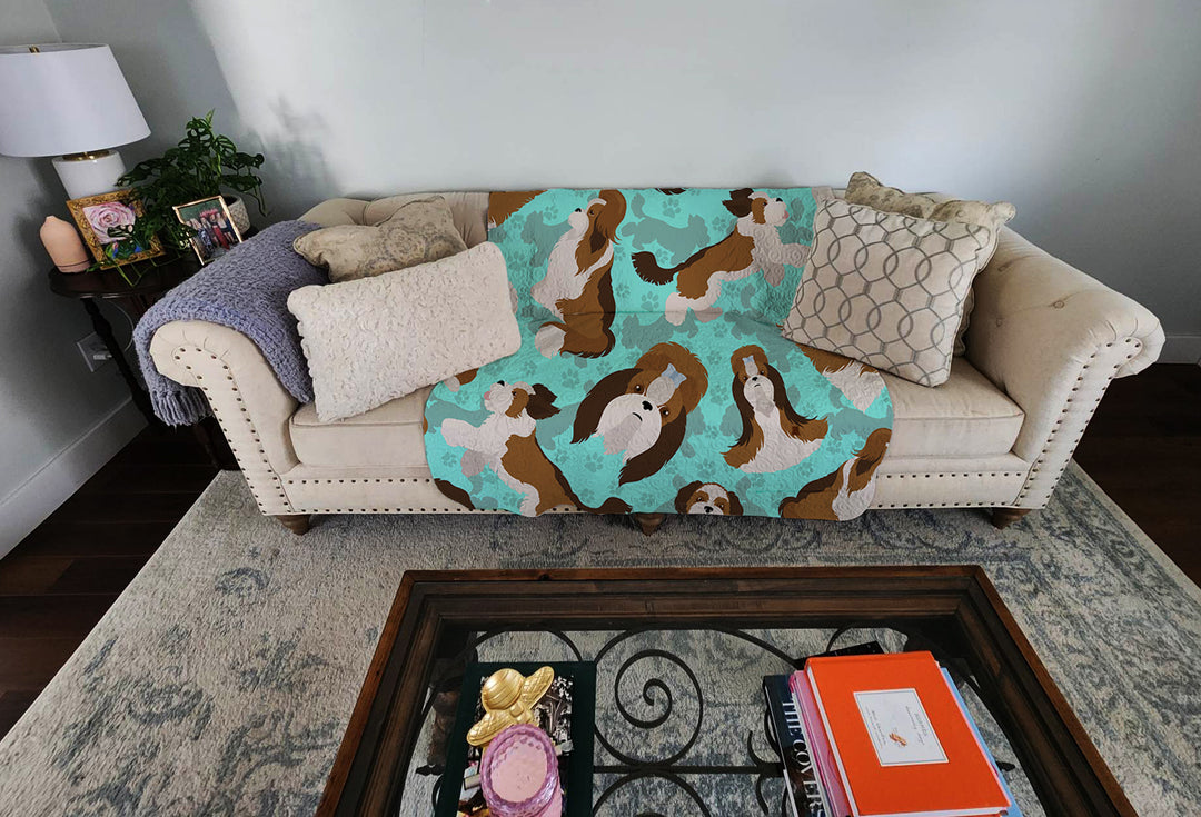 Shih Tzu Quilted Blanket 50x60 Image 2