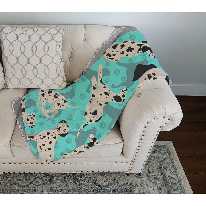 Dalmatian Quilted Blanket 50x60 Image 3