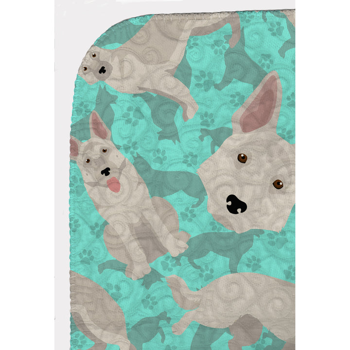 White German Shepherd Quilted Blanket 50x60 Image 5