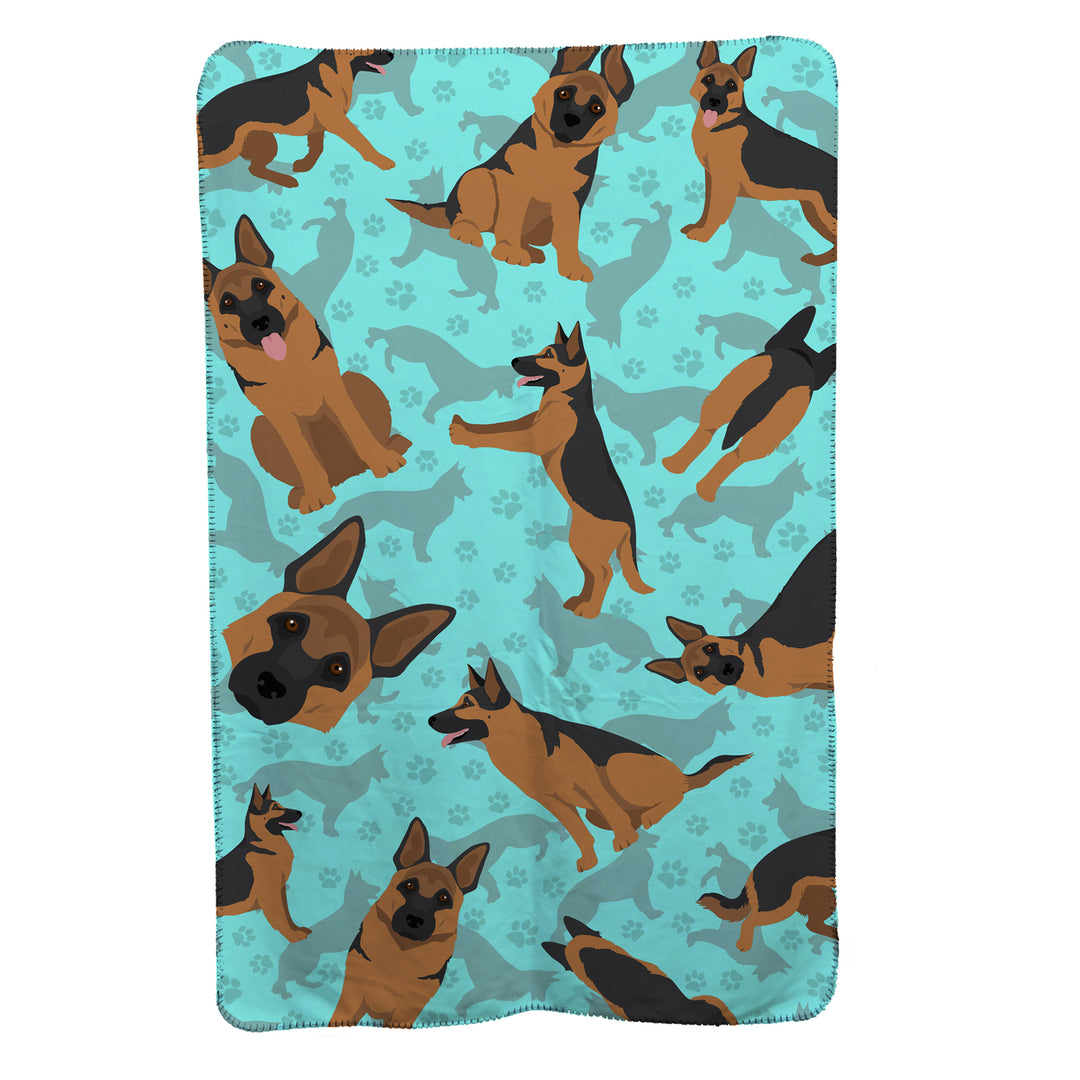 German Shepherd Soft Travel Blanket with Bag Image 1