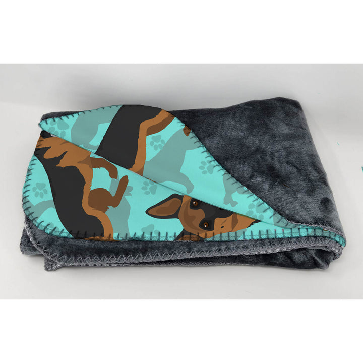 German Shepherd Soft Travel Blanket with Bag Image 2