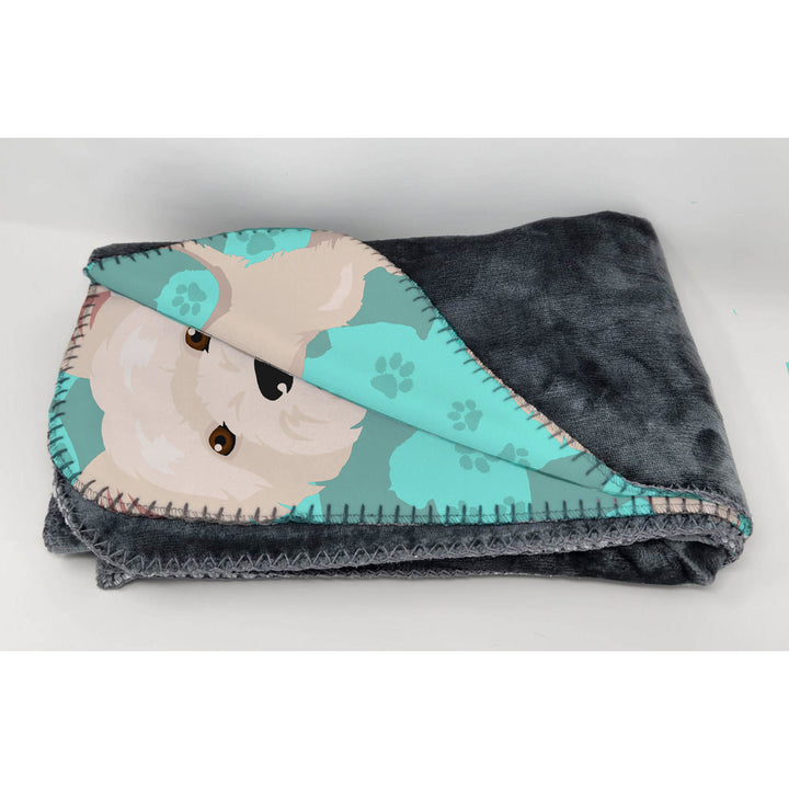 Westie Soft Travel Blanket with Bag Image 2