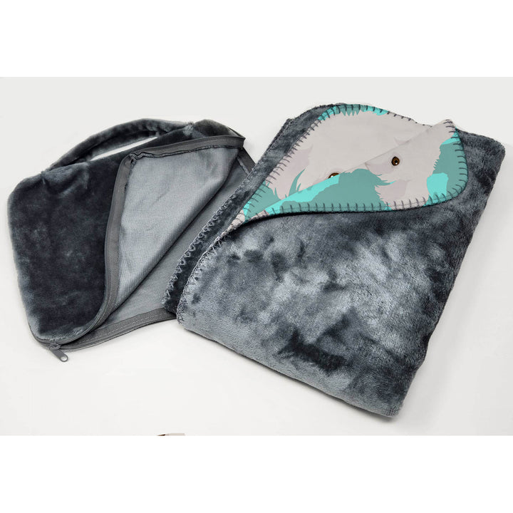 Bichon Frise Soft Travel Blanket with Bag Image 3