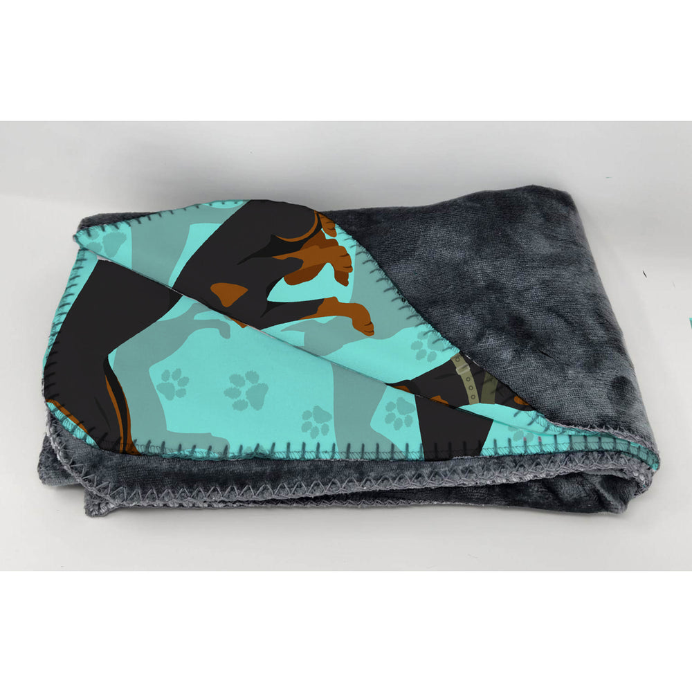 Doberman Pinscher Soft Travel Blanket with Bag Image 2