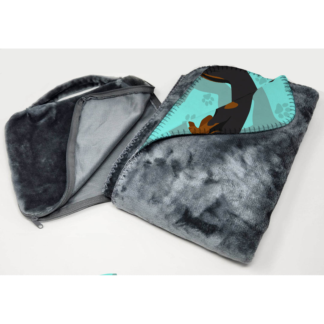 Doberman Pinscher Soft Travel Blanket with Bag Image 3