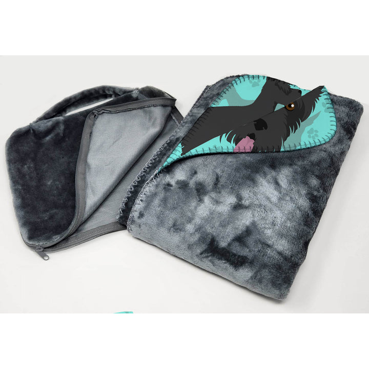 Scottish Terrier Soft Travel Blanket with Bag Image 3