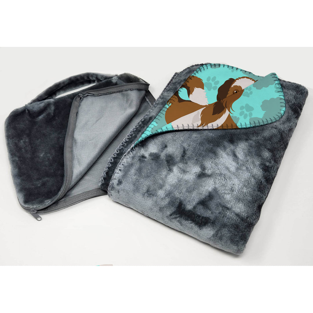 Shih Tzu Soft Travel Blanket with Bag Image 3
