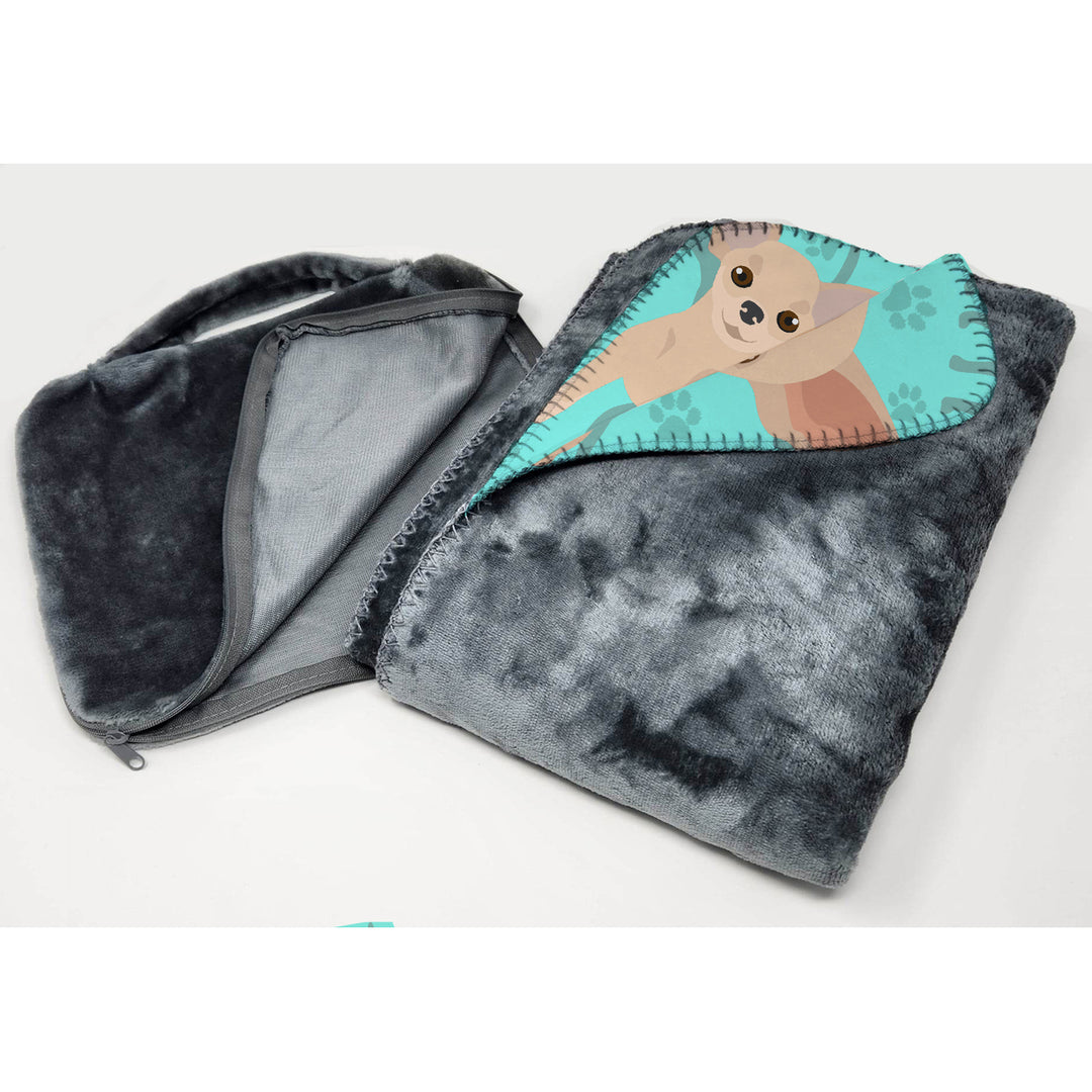 Chihuahua Soft Travel Blanket with Bag Image 3