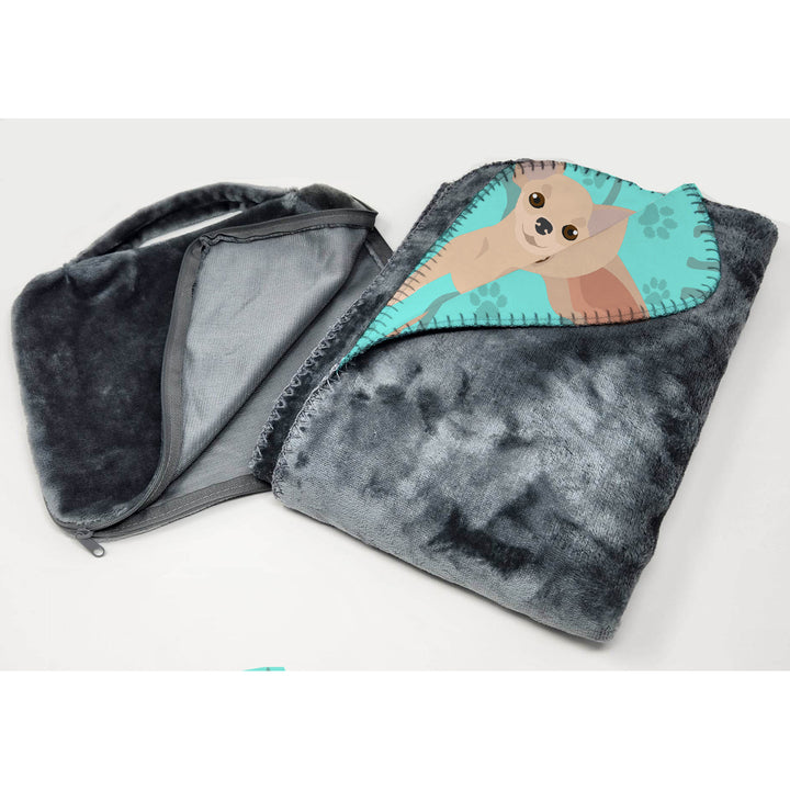 Chihuahua Soft Travel Blanket with Bag Image 3