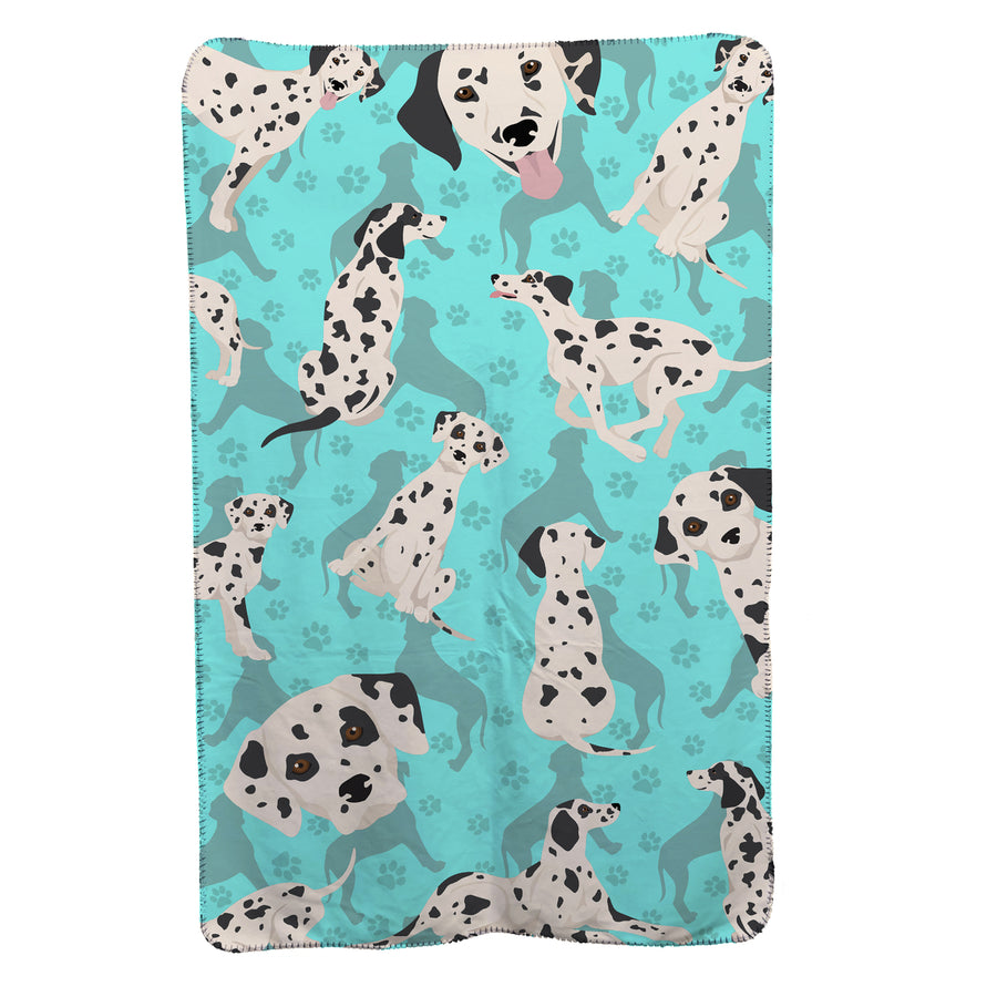 Dalmatian Soft Travel Blanket with Bag Image 1
