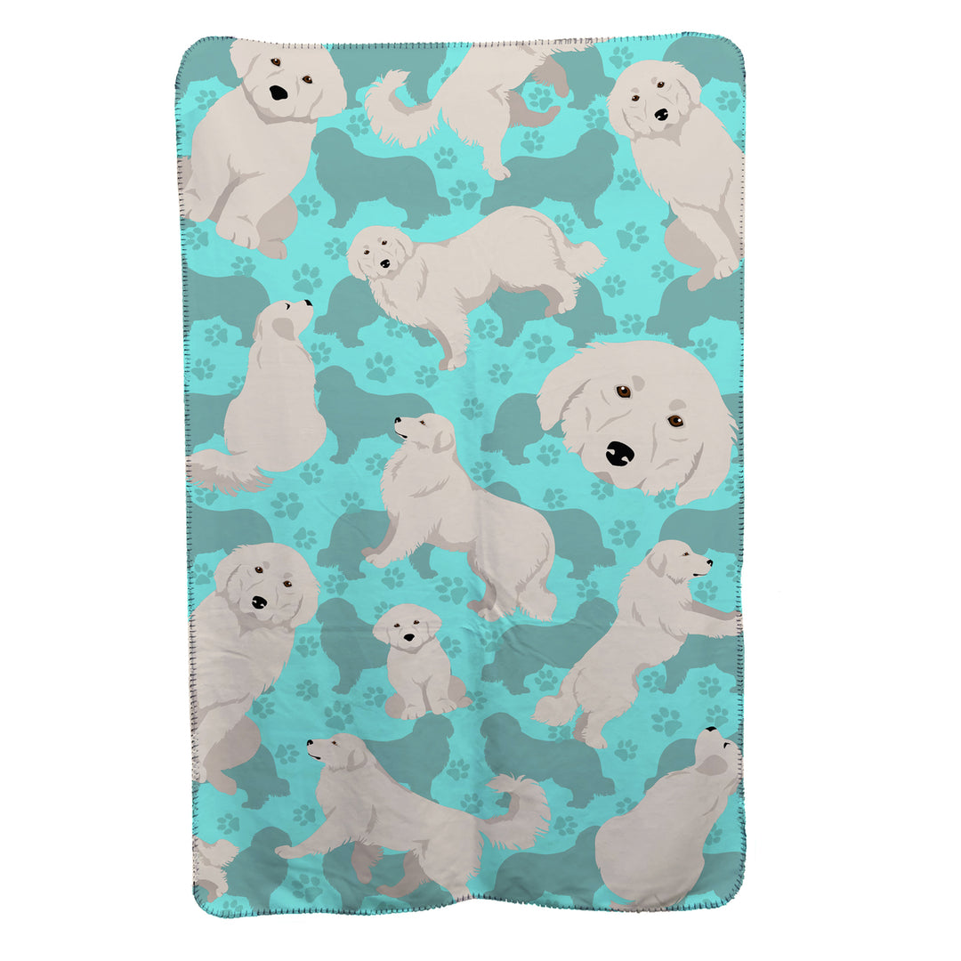 Great Pyrenees Soft Travel Blanket with Bag Image 1