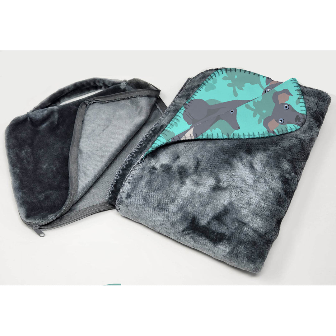 Italian Greyhound Soft Travel Blanket with Bag Image 3