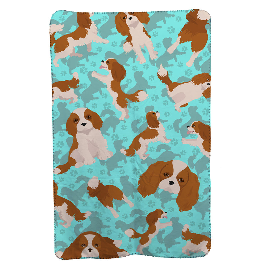 Blenheim Cavalier Spaniel Soft Travel Blanket with Bag Image 1