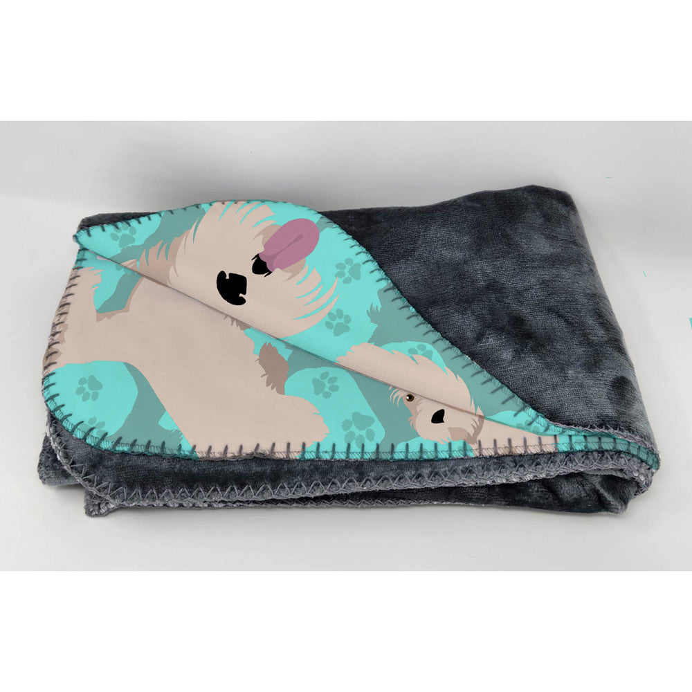 Wheaten Scottish Terrier Soft Travel Blanket with Bag Image 2