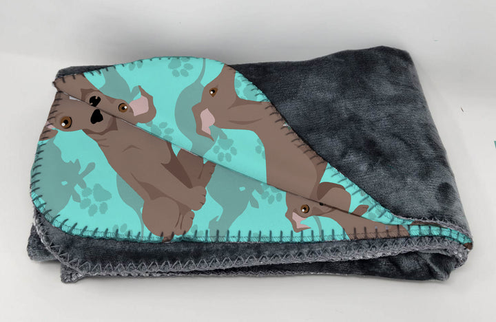 Fawn Italian Greyhound Soft Travel Blanket with Bag Image 2
