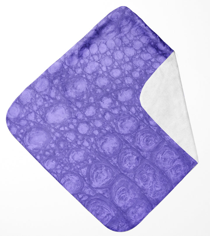 Purple Monster Soft and Absorbent Hooded Baby Towel Image 3