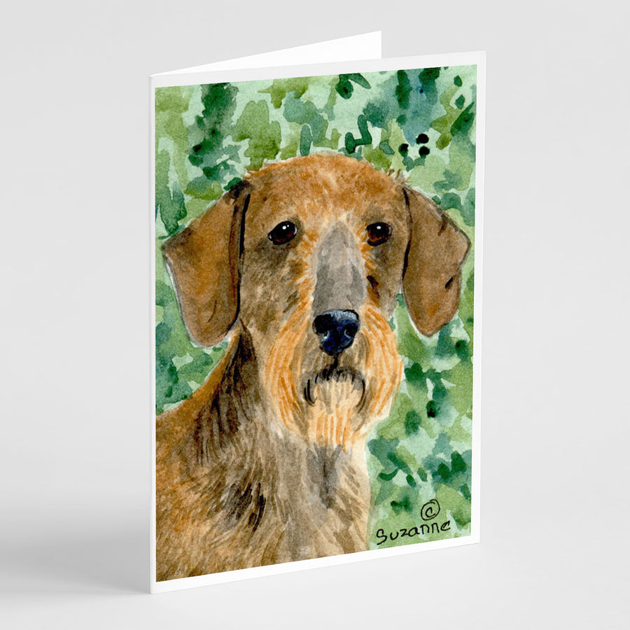 Dachshund Greeting Cards and Envelopes Pack of 8 Image 1