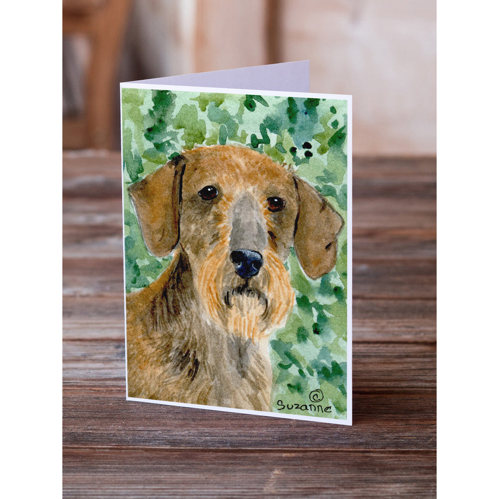 Dachshund Greeting Cards and Envelopes Pack of 8 Image 2