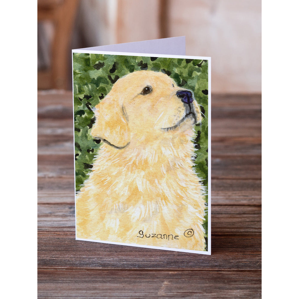 Golden Retriever Greeting Cards and Envelopes Pack of 8 Image 2