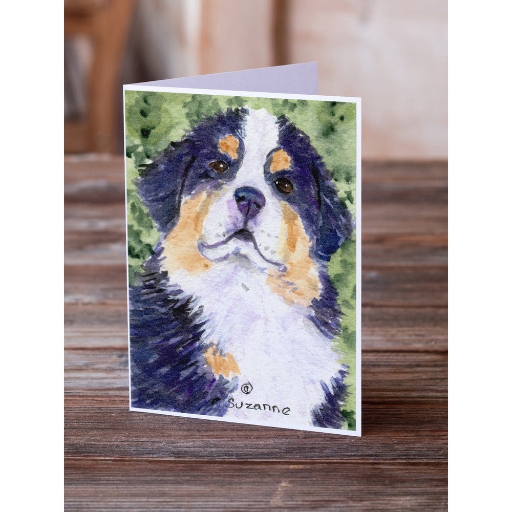 Bernese Mountain Dog Greeting Cards and Envelopes Pack of 8 Image 2