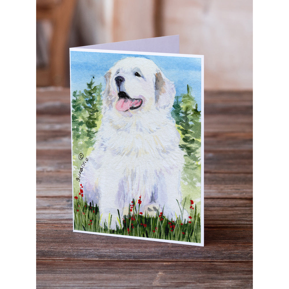 Great Pyrenees Greeting Cards and Envelopes Pack of 8 Image 2