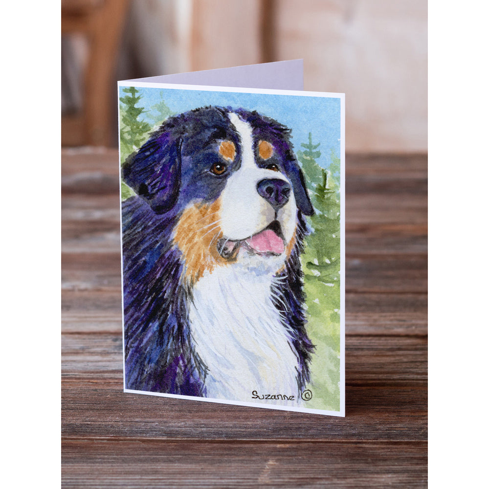 Bernese Mountain Dog Greeting Cards and Envelopes Pack of 8 Image 2