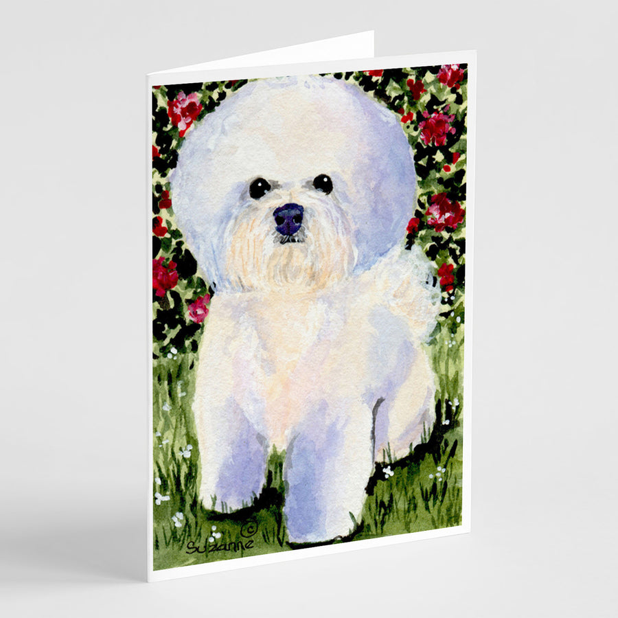 Bichon Frise Greeting Cards and Envelopes Pack of 8 Image 1