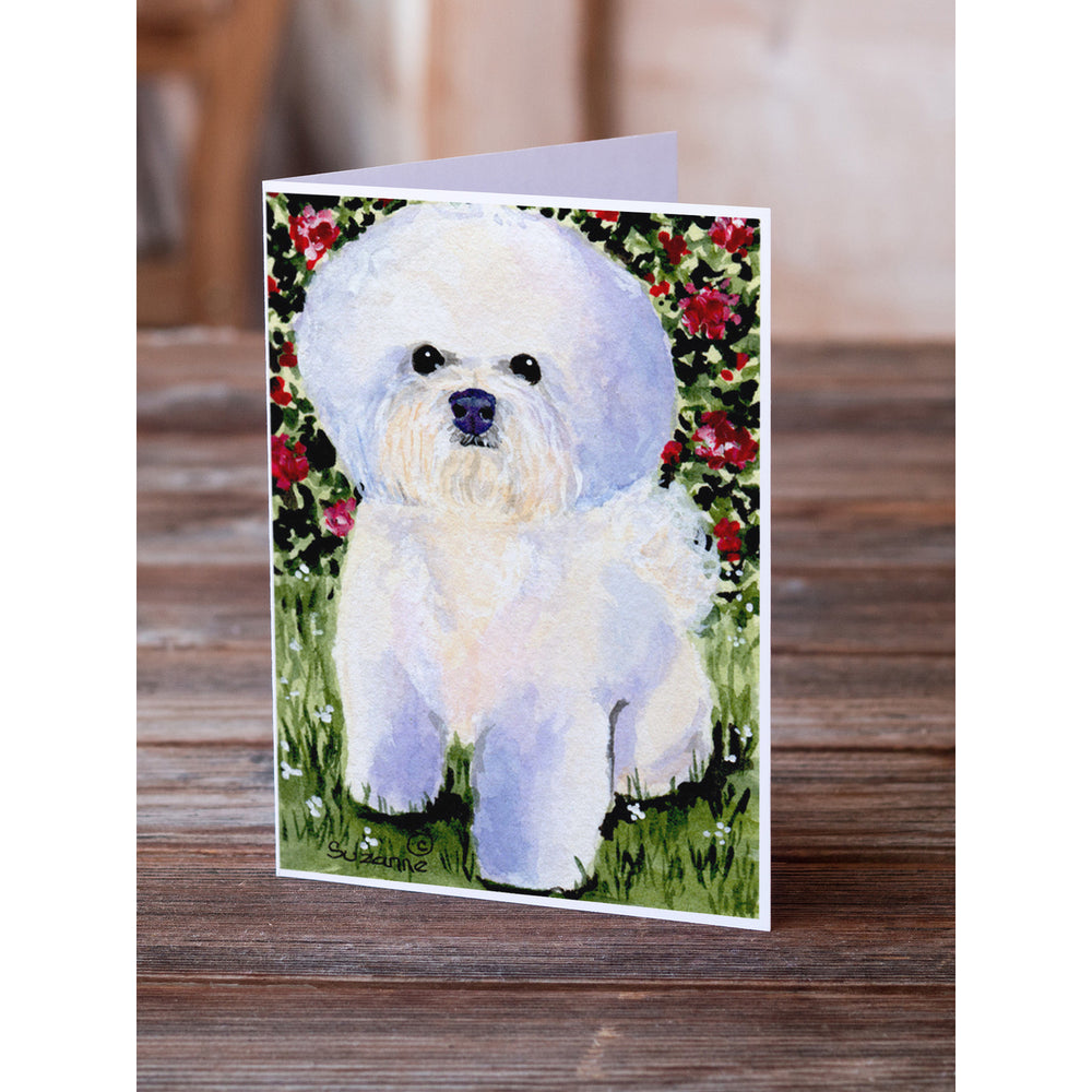 Bichon Frise Greeting Cards and Envelopes Pack of 8 Image 2