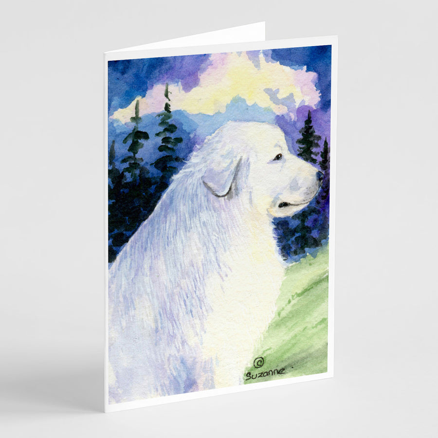 Great Pyrenees Greeting Cards and Envelopes Pack of 8 Image 1